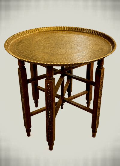 Brass Tray Table