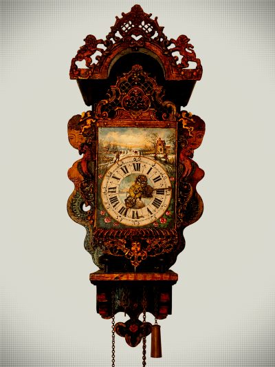 Dutch Stoelklok – Late 18th Century
