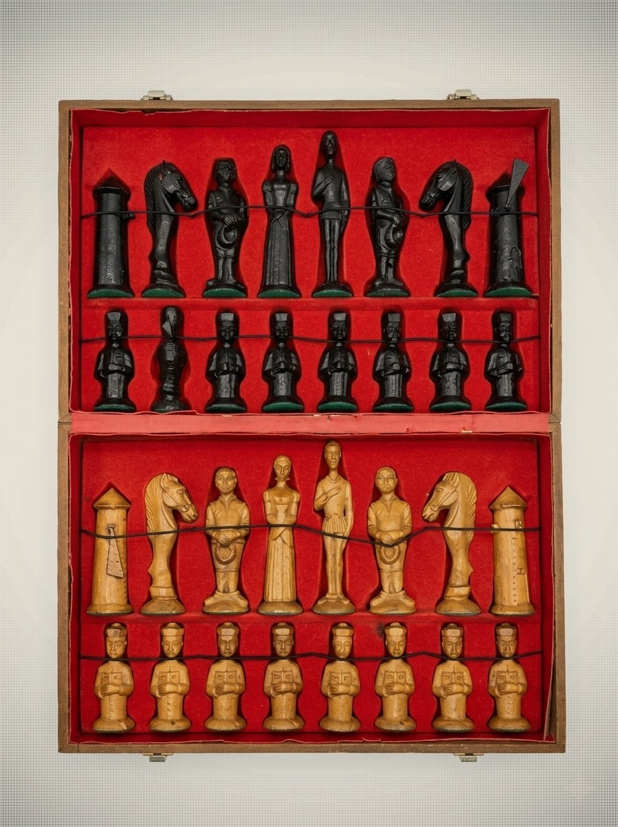 Vintage Decorative Chess Set