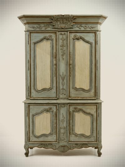 THE GRAND BOMBÉ WARDROBE ARMOIRE