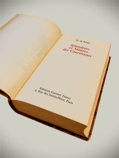 Balzac Literary Volume – Vintage French Edition