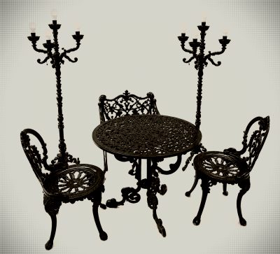 Aluminum Garden Set – Victorian Style