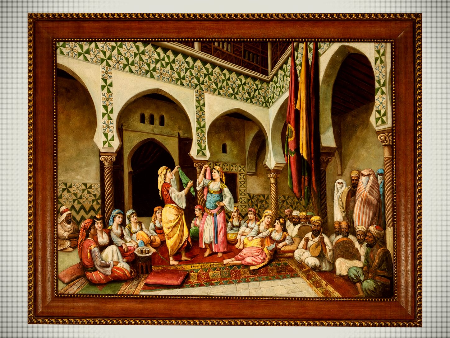 Entertainment in an Algerian House – After Paul-Albert Girard