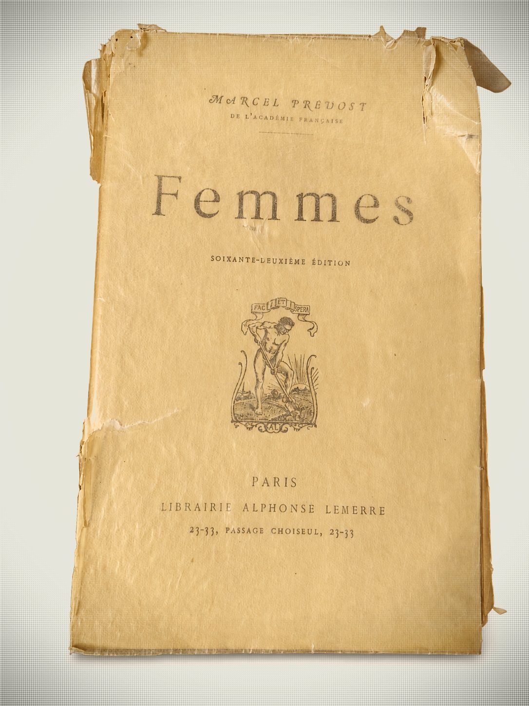 Femmes – Marcel Prévost, 62nd Edition