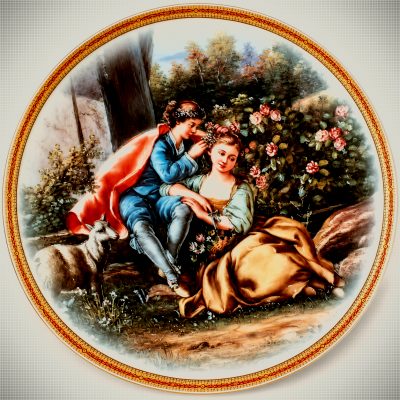 KAHLA Collector Plate – Rococo Scene