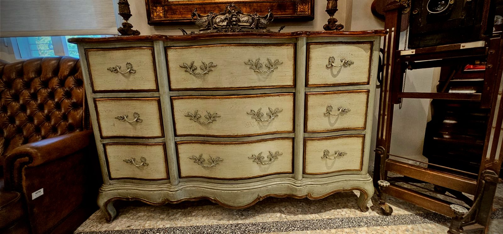 Authentic Drexel Heritage - French Provincial Bombe Chest