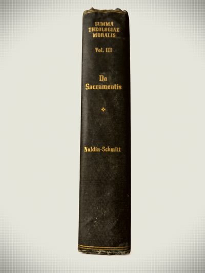 Summa Theologiae Moralis – Vol. III: De Sacramentis (1940)