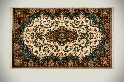 Persian Kashan Area Rug