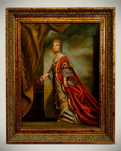 Noble Lady Portrait – 18th-Century Style