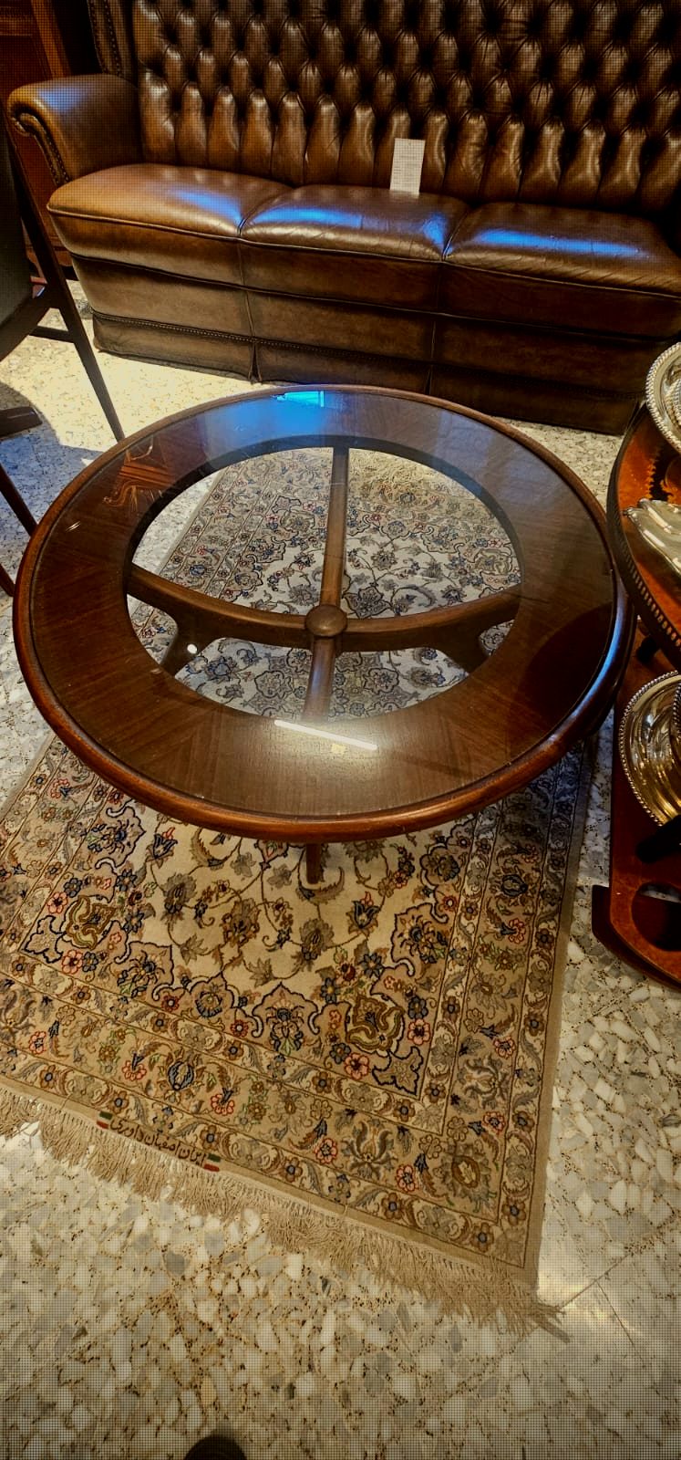 Mid-20th Century Teak & Glass Coffee Table