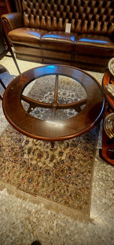 Mid-20th Century Teak & Glass Coffee Table