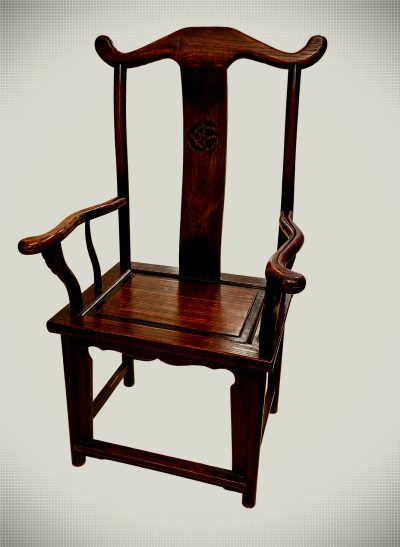 Yoke-Back Hall Chair – Chinese Style