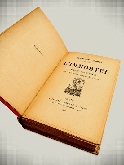 L’Immortel – Alphonse Daudet, Vintage Edition