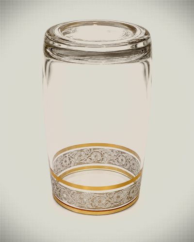 Verres or et argent attribués à la Bohême – suite de neuf