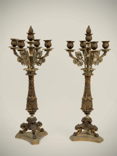 Pair Of 19th Century French Candlesticks