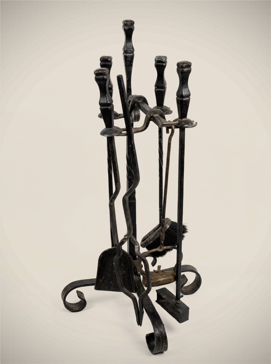 Vintage Fireplace Companion Set