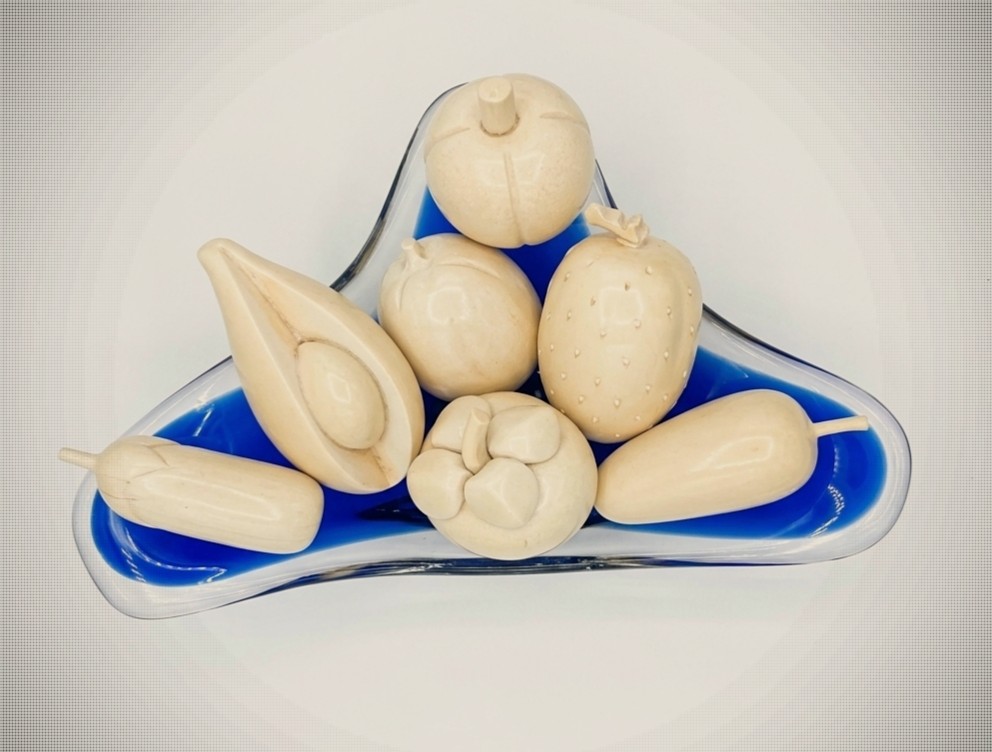 Decorative Vintage Ivory Fruits & Vegetables