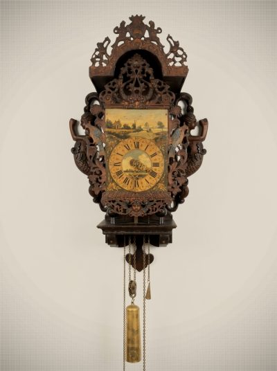 Horloge hollandaise Stoelklok – Fin du XVIIIe siècle